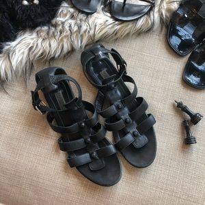 Auth Balenciaga Rockstud Arena Gladiator Sandals 9